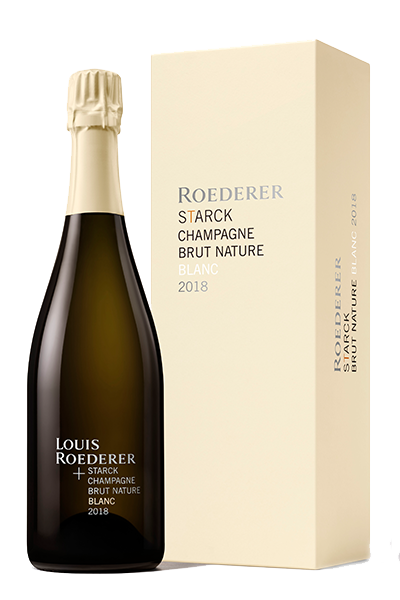 Champagne Brut Nature Blanc Louis Roederer et Philippe Starck 2018