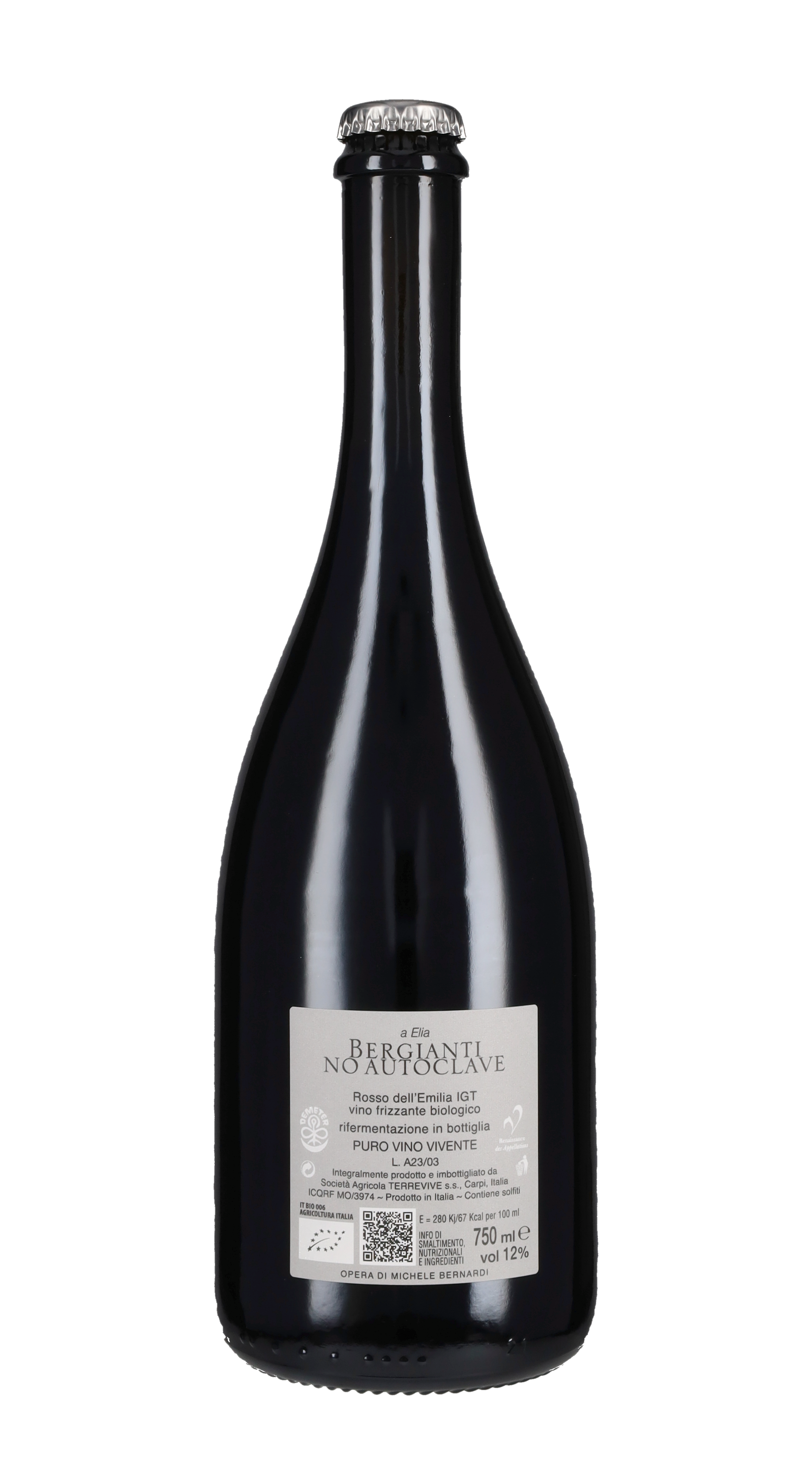 Rosso Frizzante 'No Autoclave'