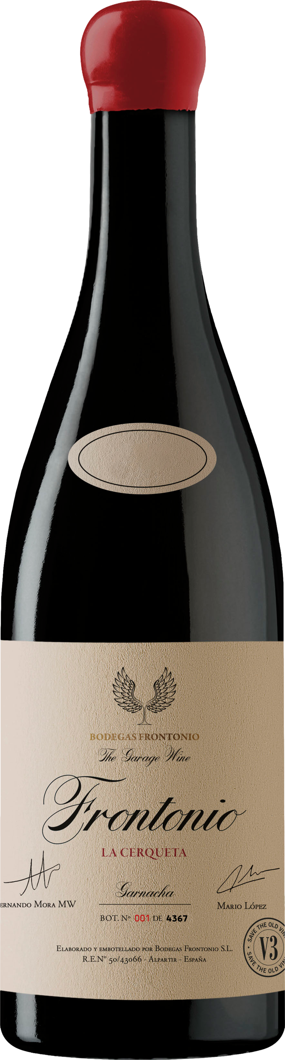 Bodegas Frontonio Parcela La Cerqueta Garnacha 2022