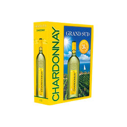 Grand Sud Chardonnay 3 ℓ, Bag in Box