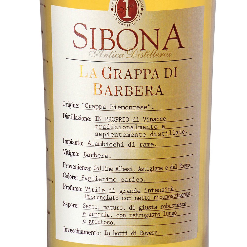 Grappa di Barbera