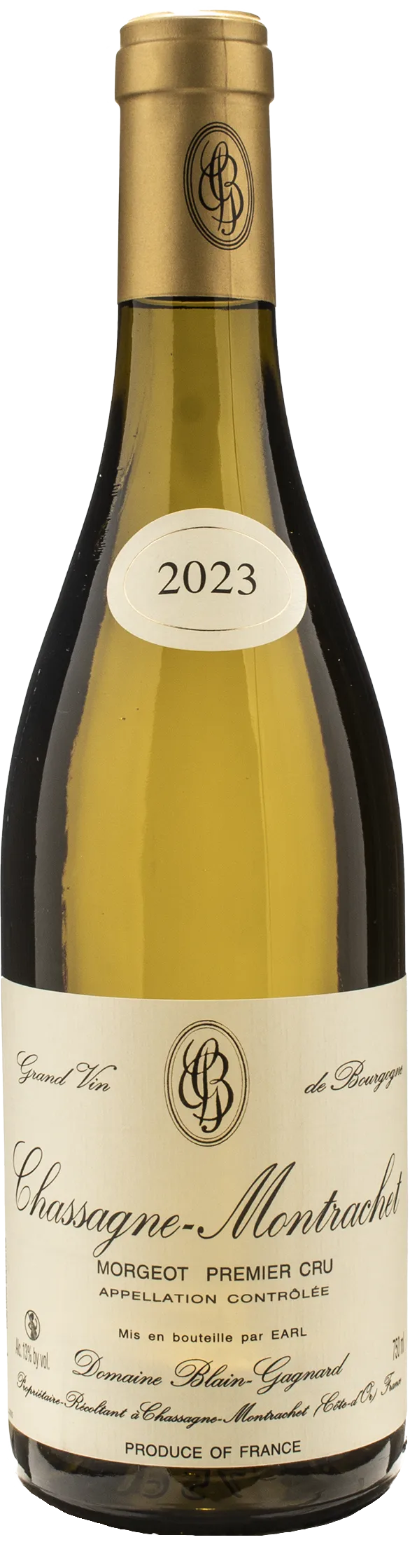 Blain Gagnard Chassagne Montrachet Blanc Morgeot 1er Cru