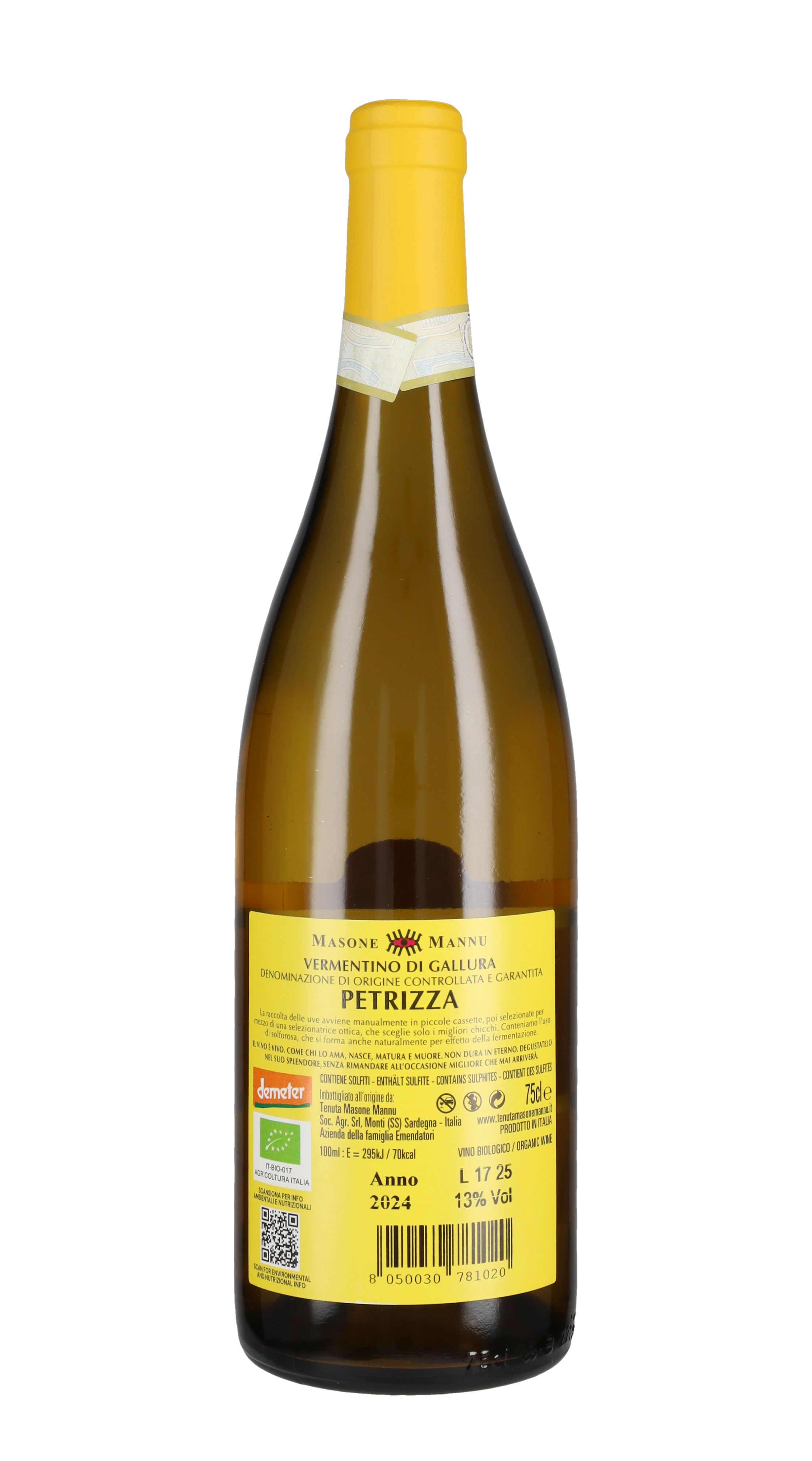 Vermentino di Gallura 'Petrizza' Masone Mannu