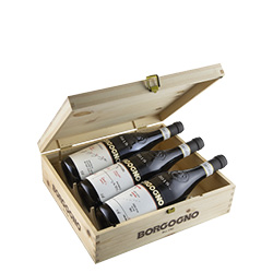 Borgogno Le Teorie Miste Barolo DOCG 3 bottiglie da 0,75 ℓ, Cassetta di legno