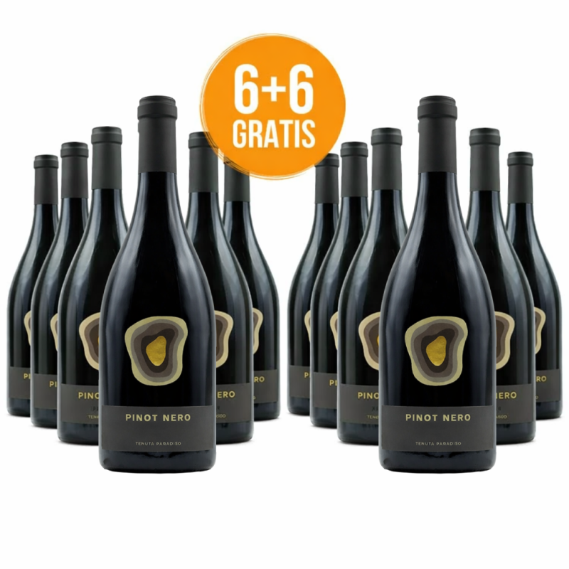 Box Pinot Nero Umbria IGT - Nuova Tenuta Paradiso [6 bot. + 6 Omaggio]