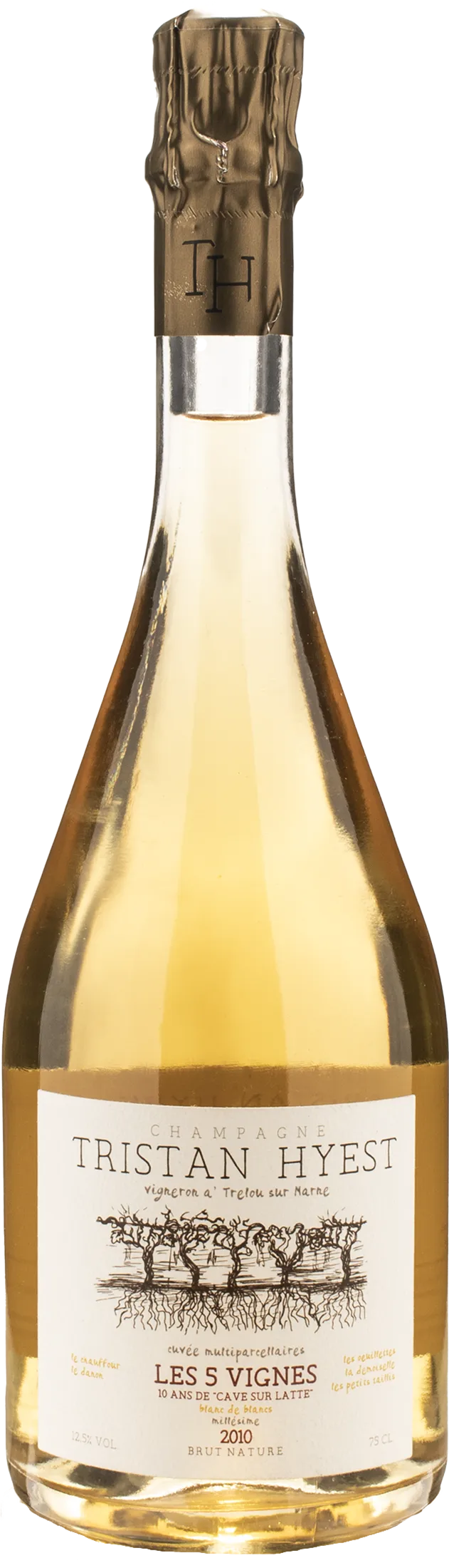 Champagne Les 5 Vignes Blanc de Blancs Brut Nature Millesime