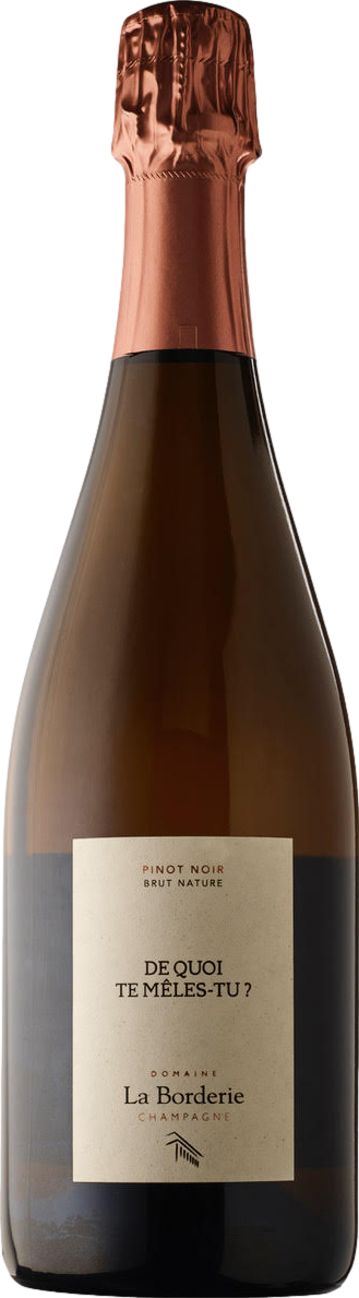 Champagne Domaine la Borderie De Quoi Te Meles Tu Blanc de Noirs Extra Brut