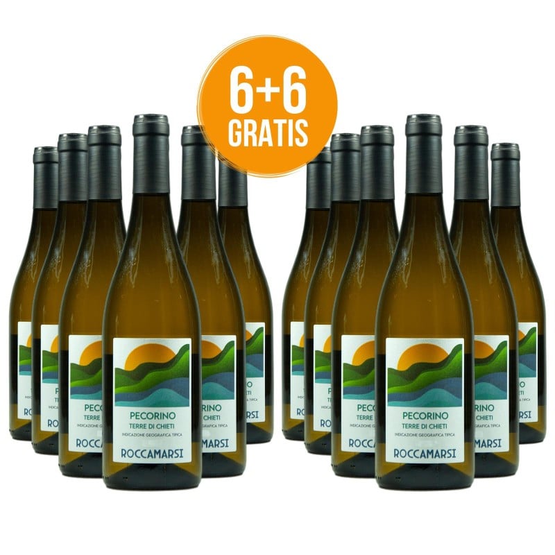 Pecorino Terre di Chieti  IGT 2024 - Roccamarsi [6+6 Gratis]