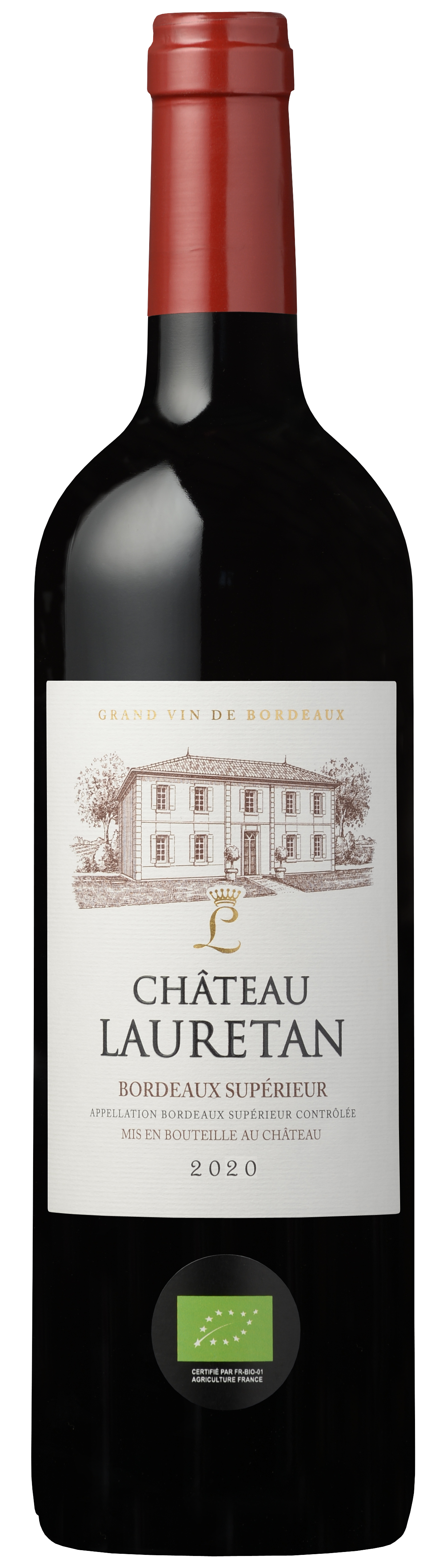 Chateau Lauretan Aoc Bordeaux Superieur Bio