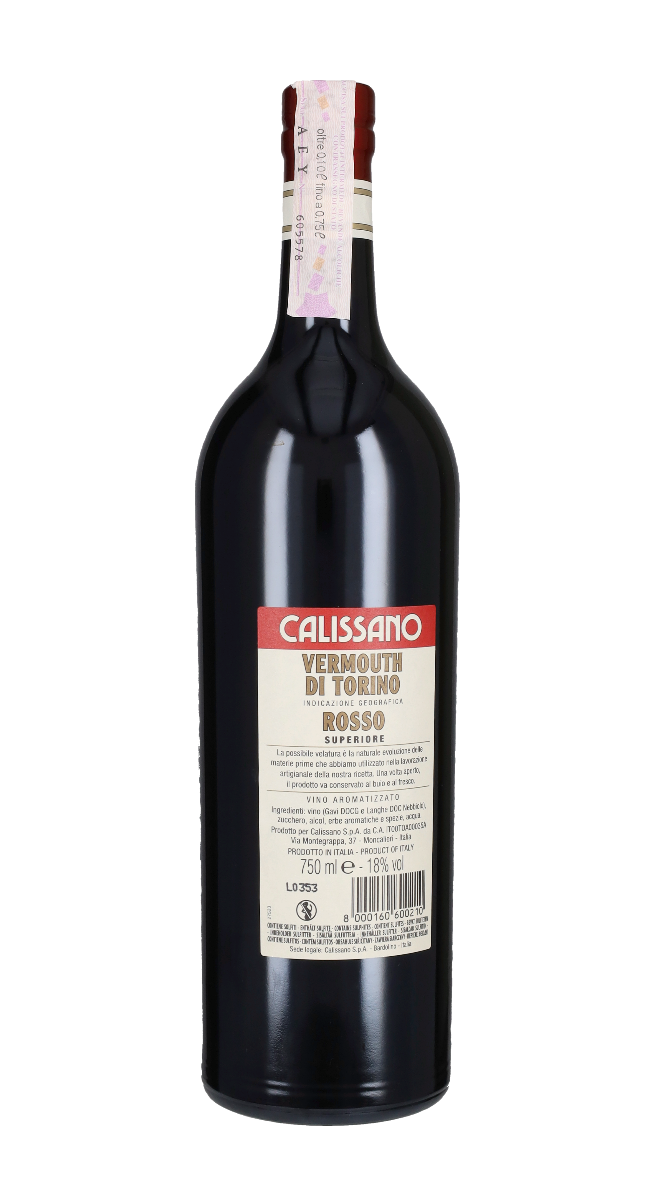 Vermouth di Torino Rosso