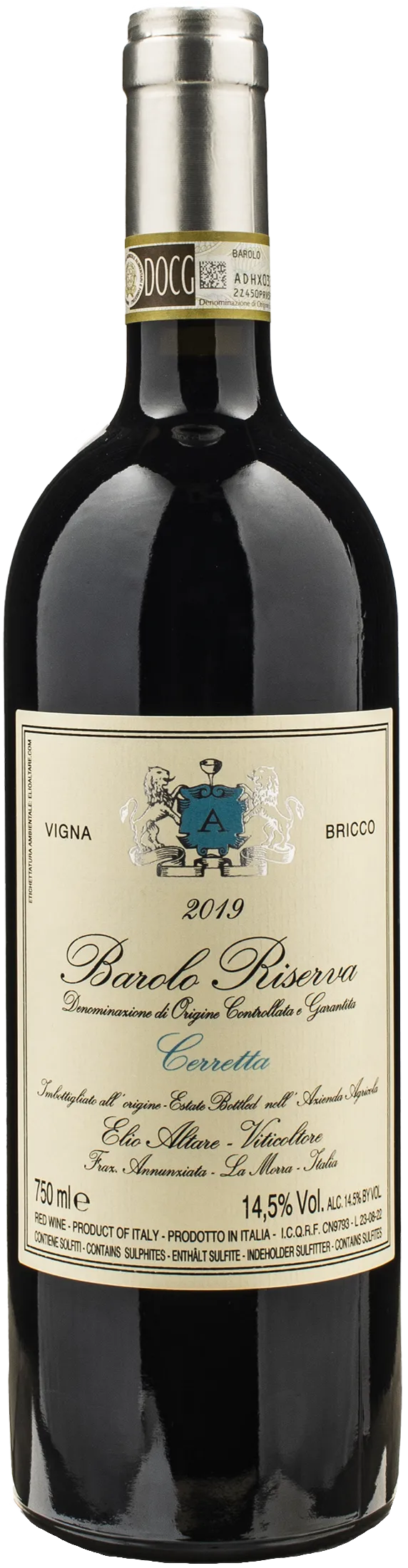 Barolo Cerretta Vigna Bricco Riserva