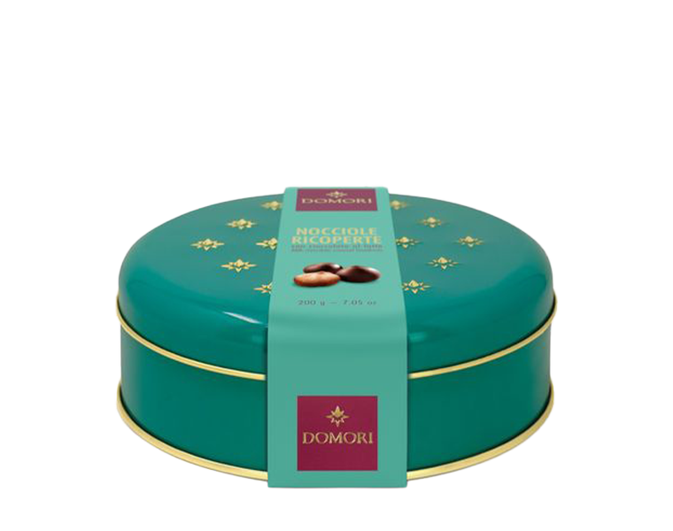 Nocciole ricoperte di cioccolato al latte