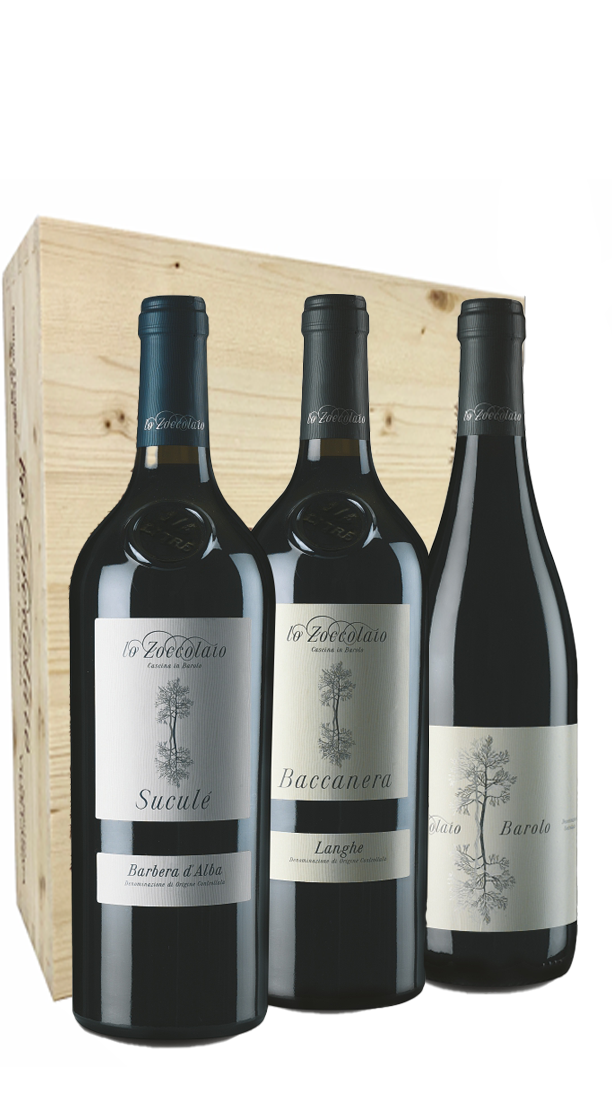 Box 'Suculé-Baccanera-Barolo' Lo Zoccolaio (3bt)