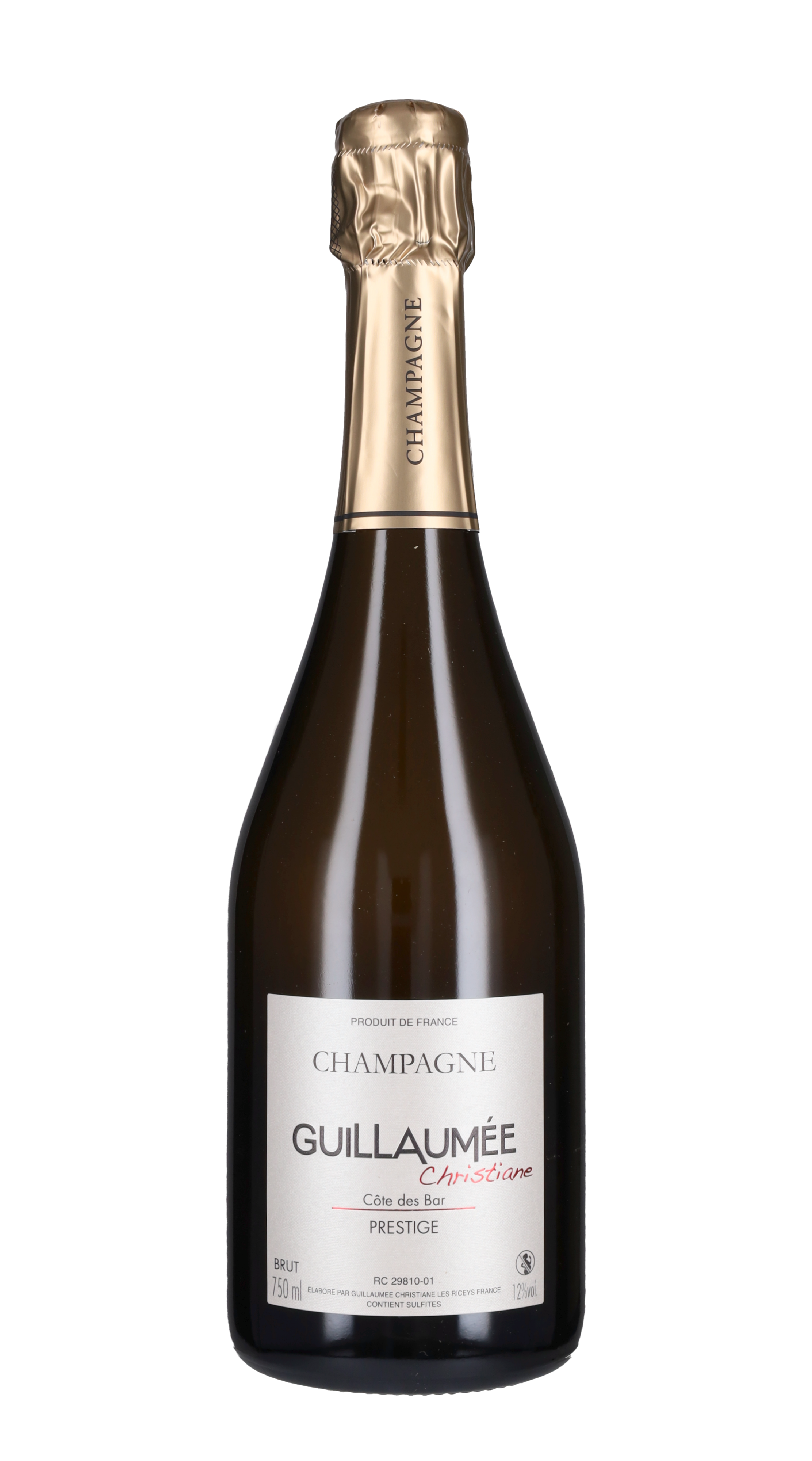 Champagne Brut 'Prestige' Christiane Guillaumée