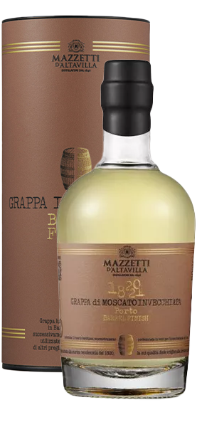 "1820-21" Grappa Di Moscato Affinata In Botti Di Porto