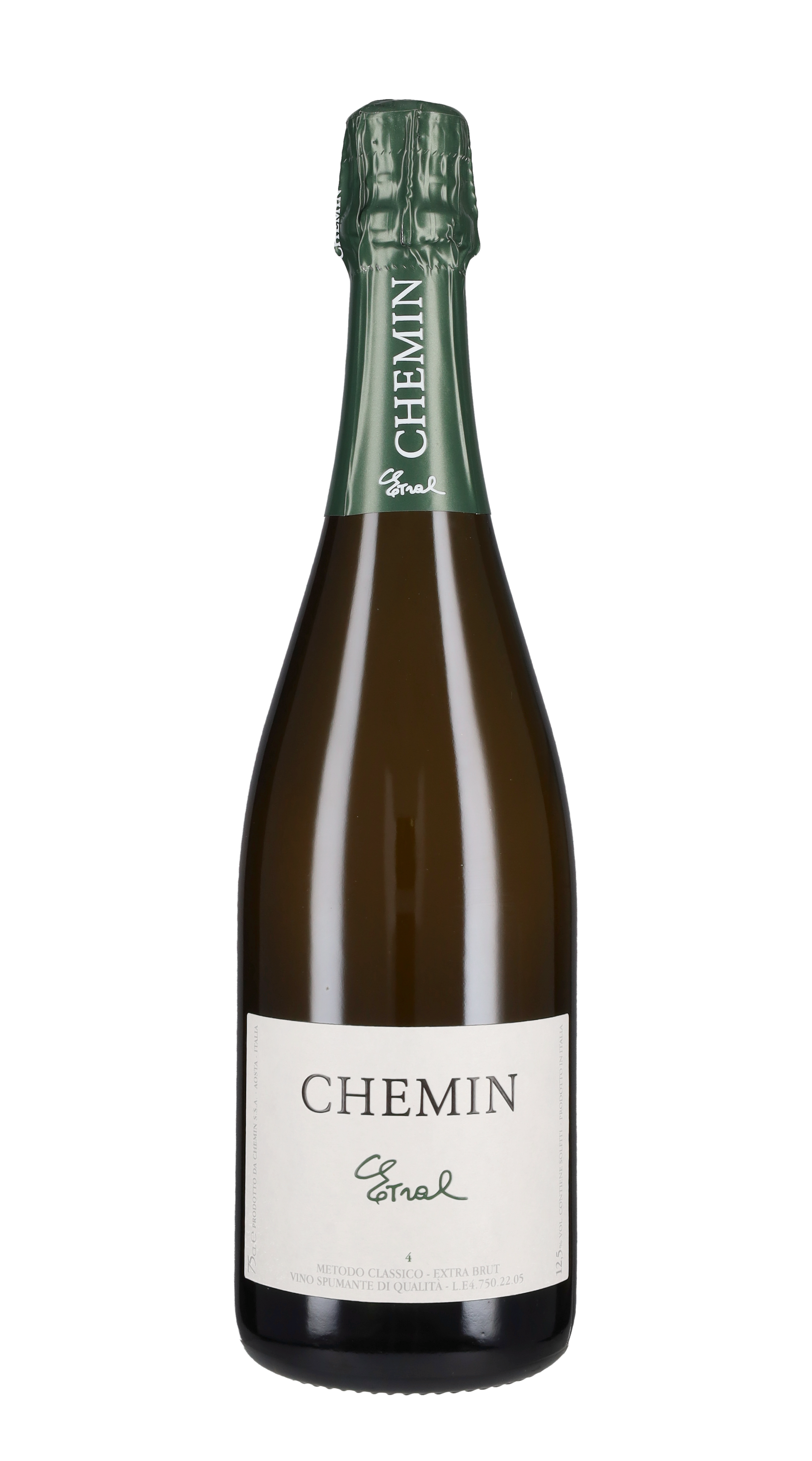 Spumante Metodo Classico Extra Brut 'Etral' Chemin de Vignobles