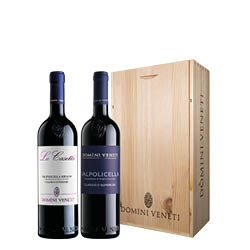 Cassetta con Valpolicella Superiore e Ripasso