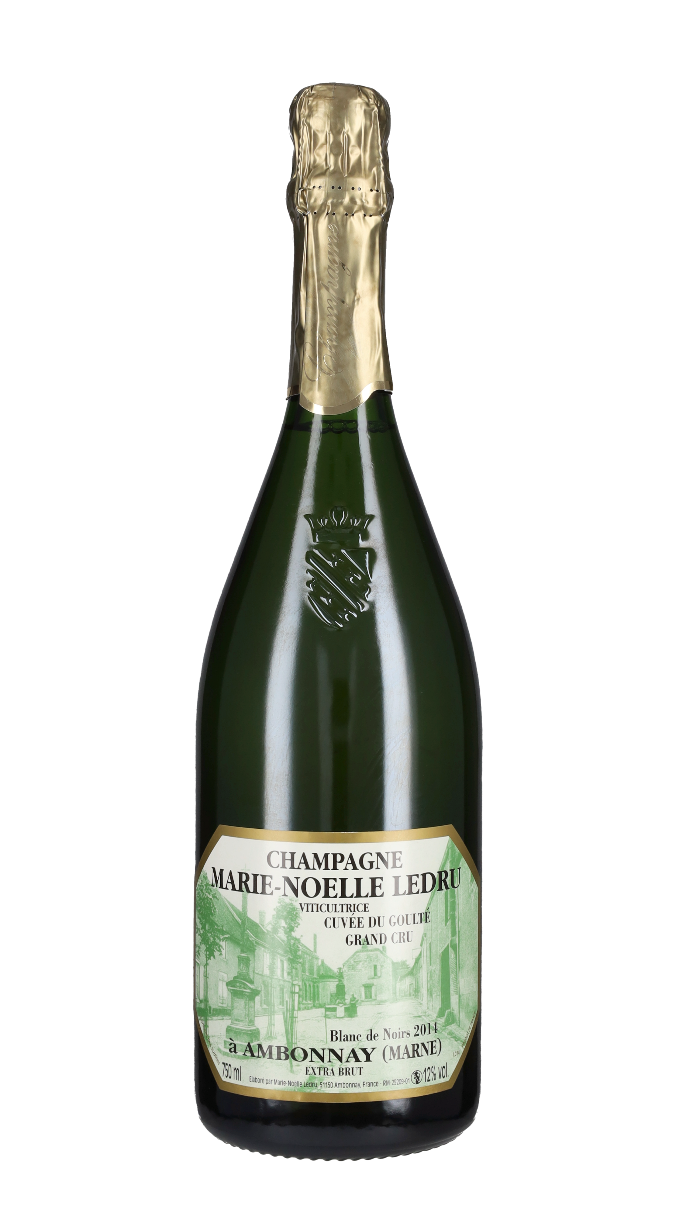 Champagne Extra Brut Grand Cru Blanc de Noirs 'Cuvée Goulté' Marie Ledru
