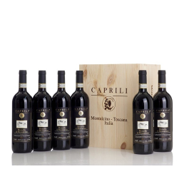 Brunello di Montalcino DOCG 6 bottiglie in Cassa Legno originale
