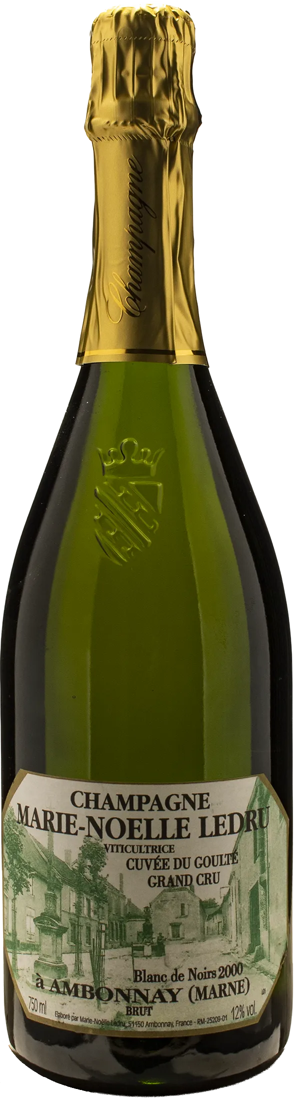 Marie Noelle Ledru Champagne Blanc de Noirs Brut Cuvee du Goulte