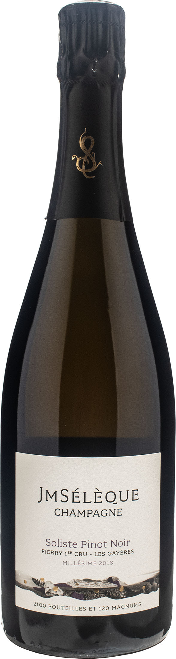 JM Seleque Champagne Soliste Pinot Noir Pierry 1er Cru Les Gayeres Extra Brut