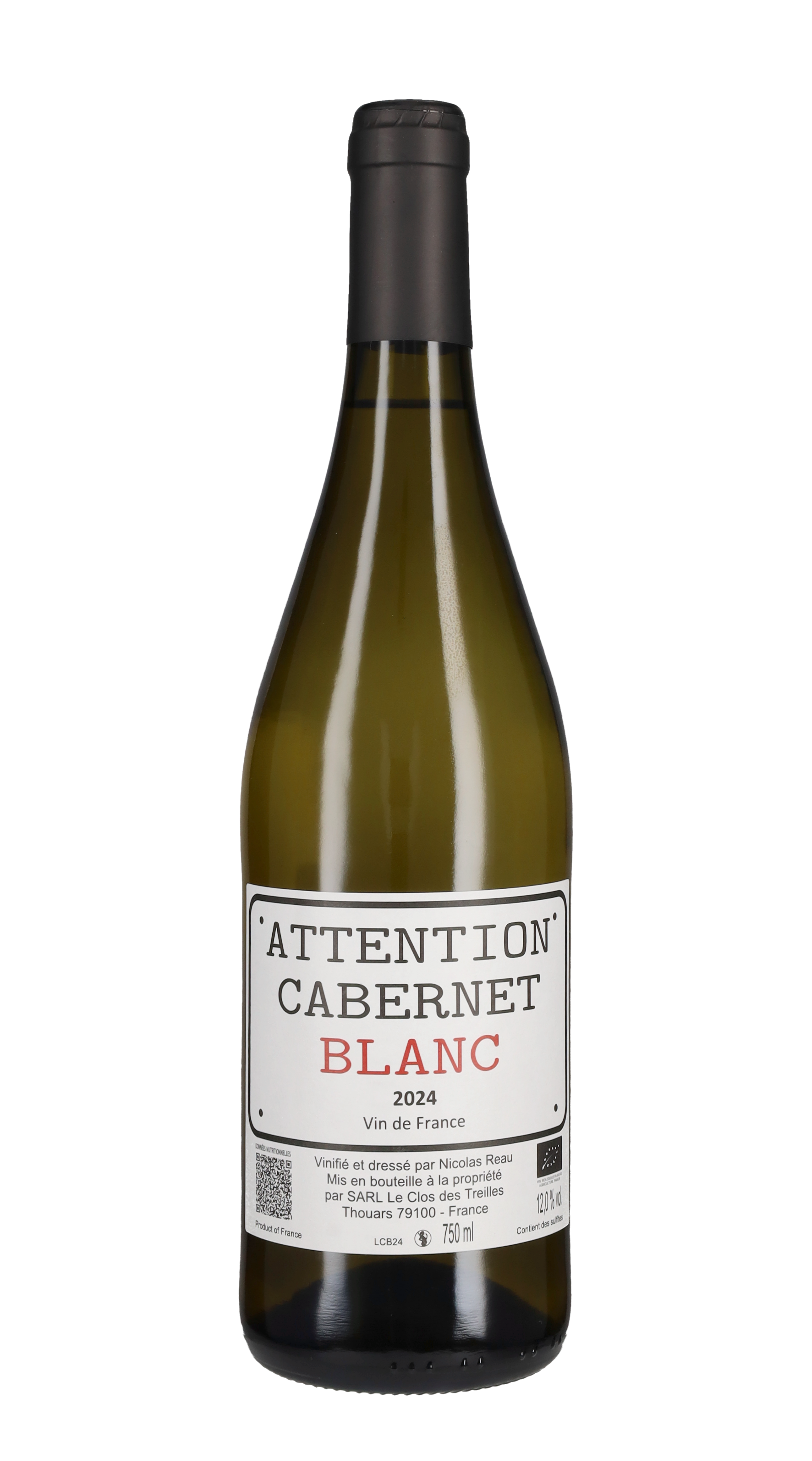 'Attention Cabernet Blanc' Clos des Treilles