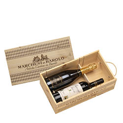 Cassetta Marchesi con Barolo e Champagne Mailly
