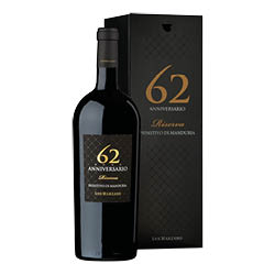 Primitivo di Manduria Riserva Anniversario 62
