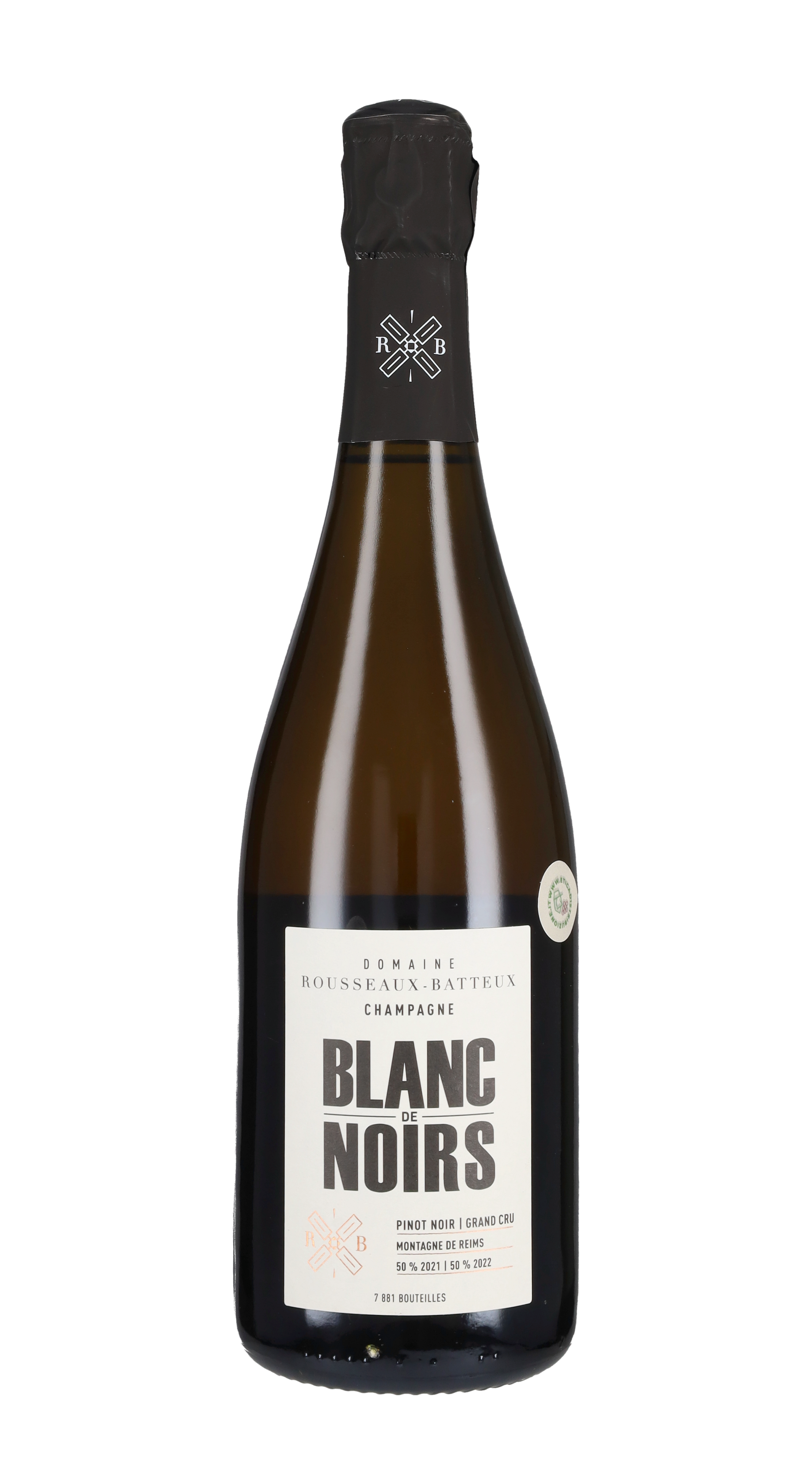 Champagne Extra Brut Grand Cru Blanc de Noirs Rousseaux-Batteux