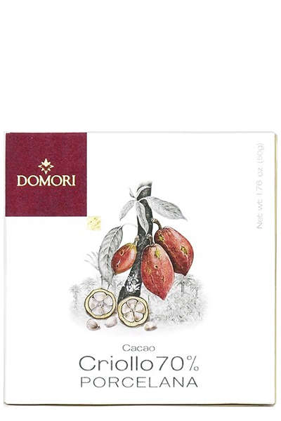 Tavoletta di cioccolato: cacao Criollo Porcelana 70%