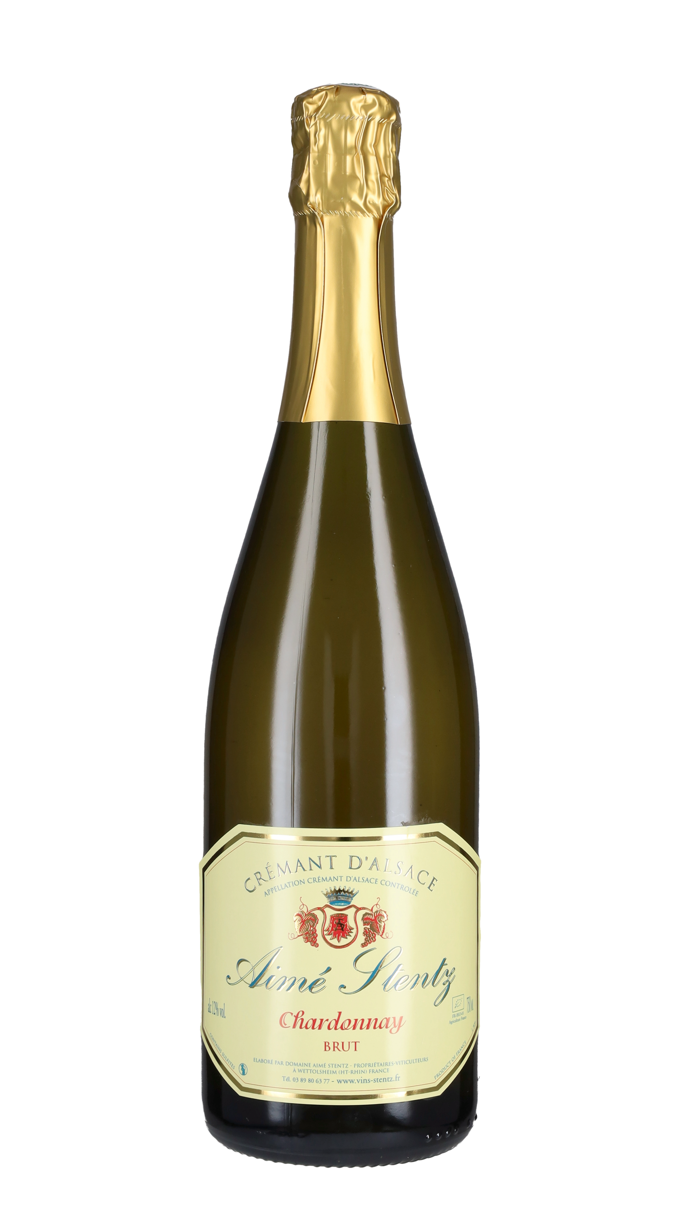 Cremant d'Alsace Chardonnay Brut Aimé Stentz