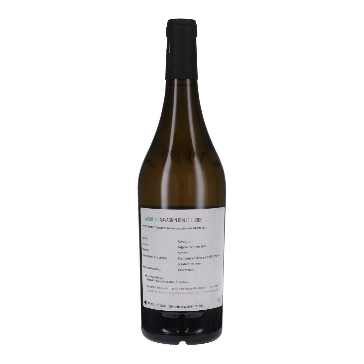 Arbois Blanc Savagnin Ouillé