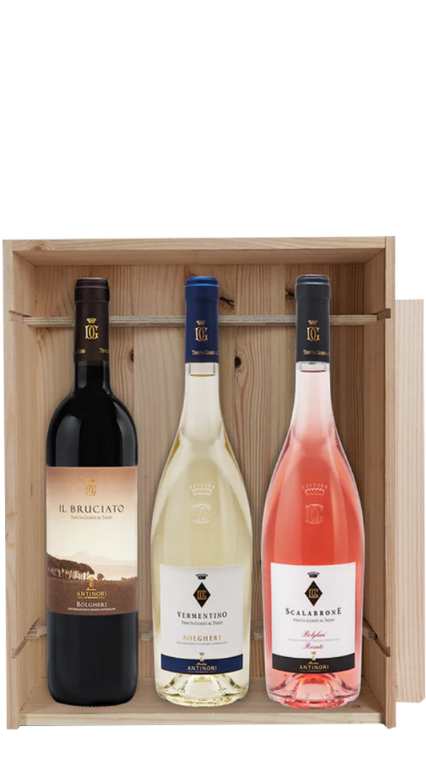 Box 'Bruciato-Vermentino-Scalabrone' Guado al Tasso - Antinori (3bt)