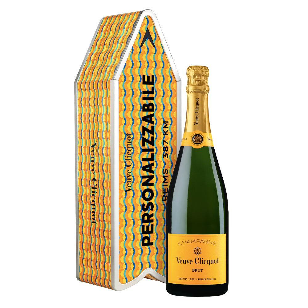 Champagne Brut Yellow Label Sun Pattern Arrow by Yinka Ilori