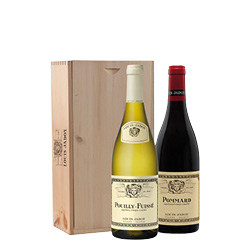 Cassetta con Pouilly-Fuissé e Pommard