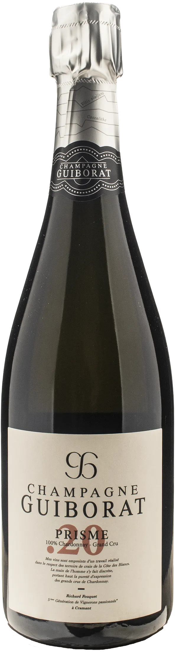 Guiborat Champagne Grand Cru Blanc de Blancs Prisme.20 Extra Brut