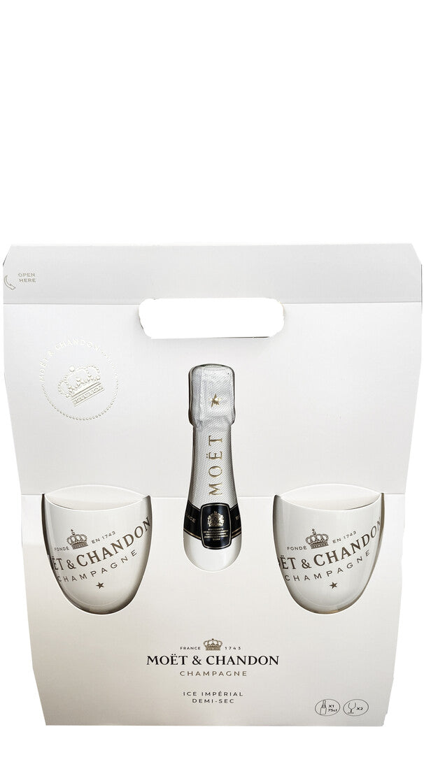 Glass Pack Champagne Demi - Sec 'Ice Imperial' Moët & Chandon