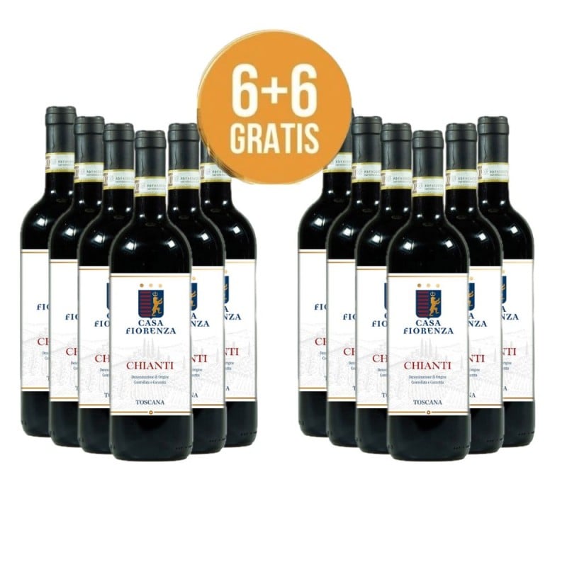 Chianti DOCG - Casa Fiorenza [6 bot. + 6 Omaggio]
