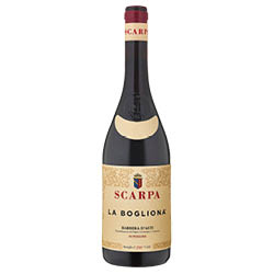 Scarpa La Bogliona Barbera d'Asti Superiore DOCG 2020 0,75 ℓ