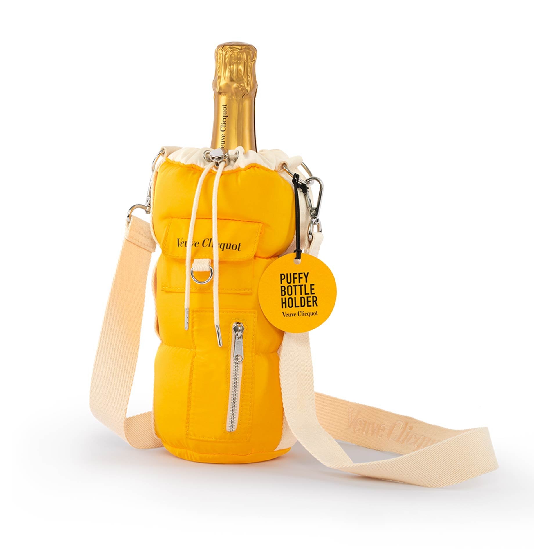 Champagne Brut Yellow Label Puffy Bottle Holder