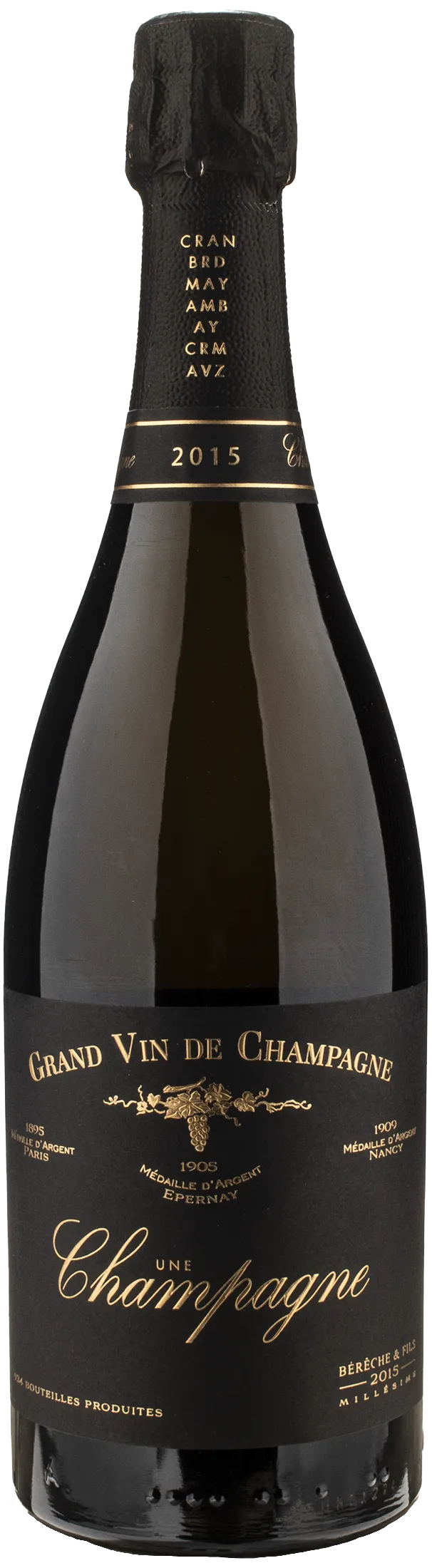 Bereche Champagne Une Extra Brut Millesime