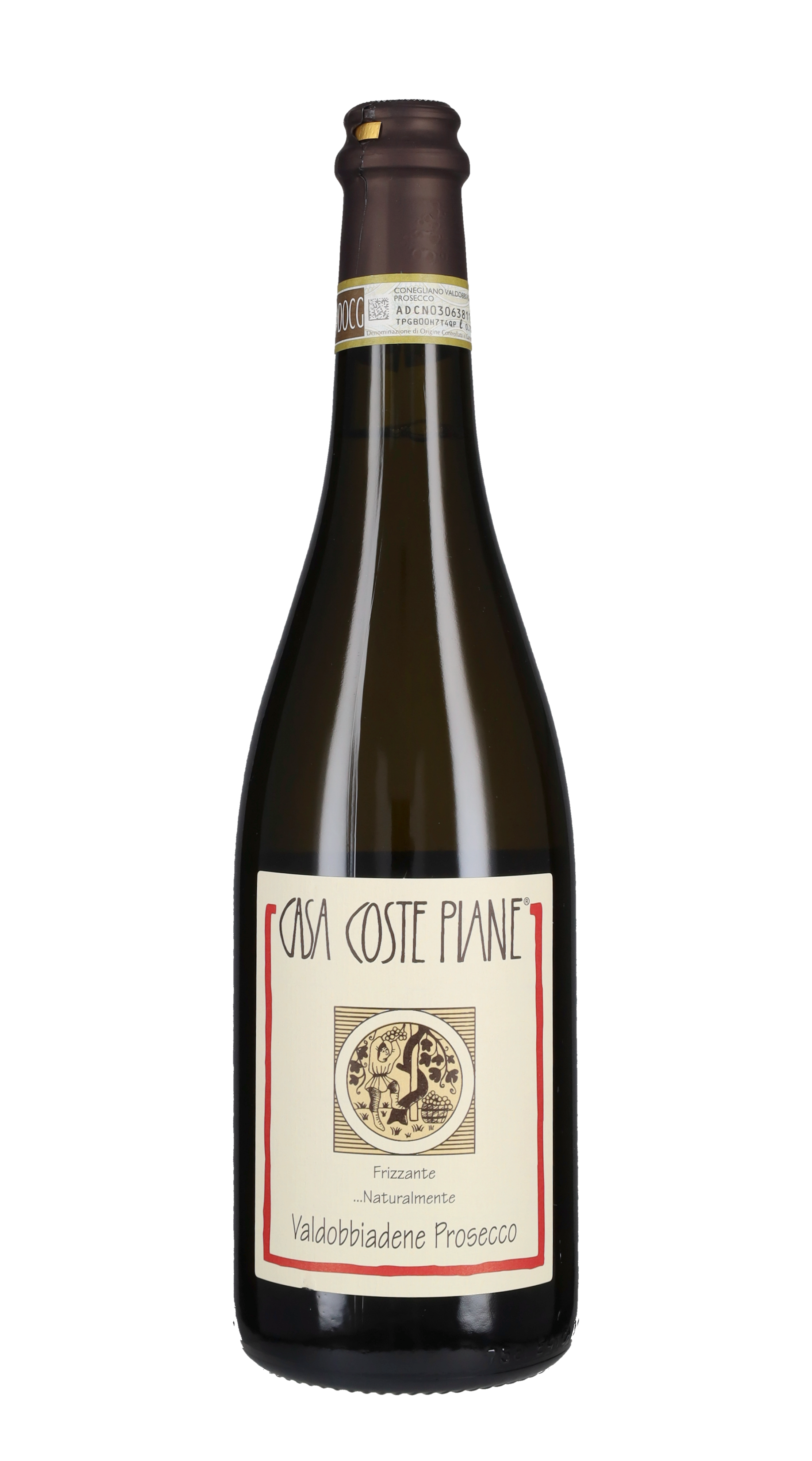 Prosecco di Valdobbiadene 'Frizzante ...Naturalmente' Casa Coste Piane
