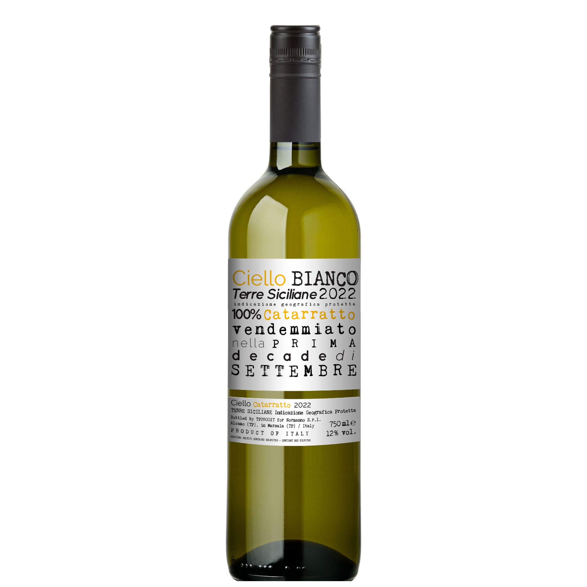 Terre Siciliane Catarratto IGT "Ciello Bianco" - Ciello (tappo a vite)