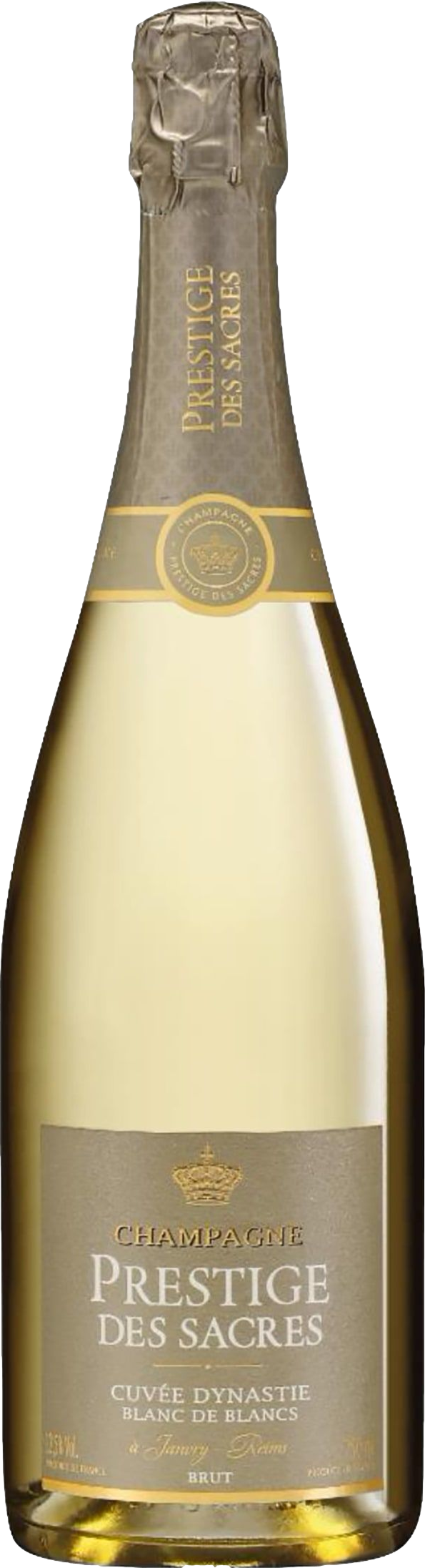 Champagne Prestige des Sacres Cuvee Dynastie Blanc de Blancs Brut