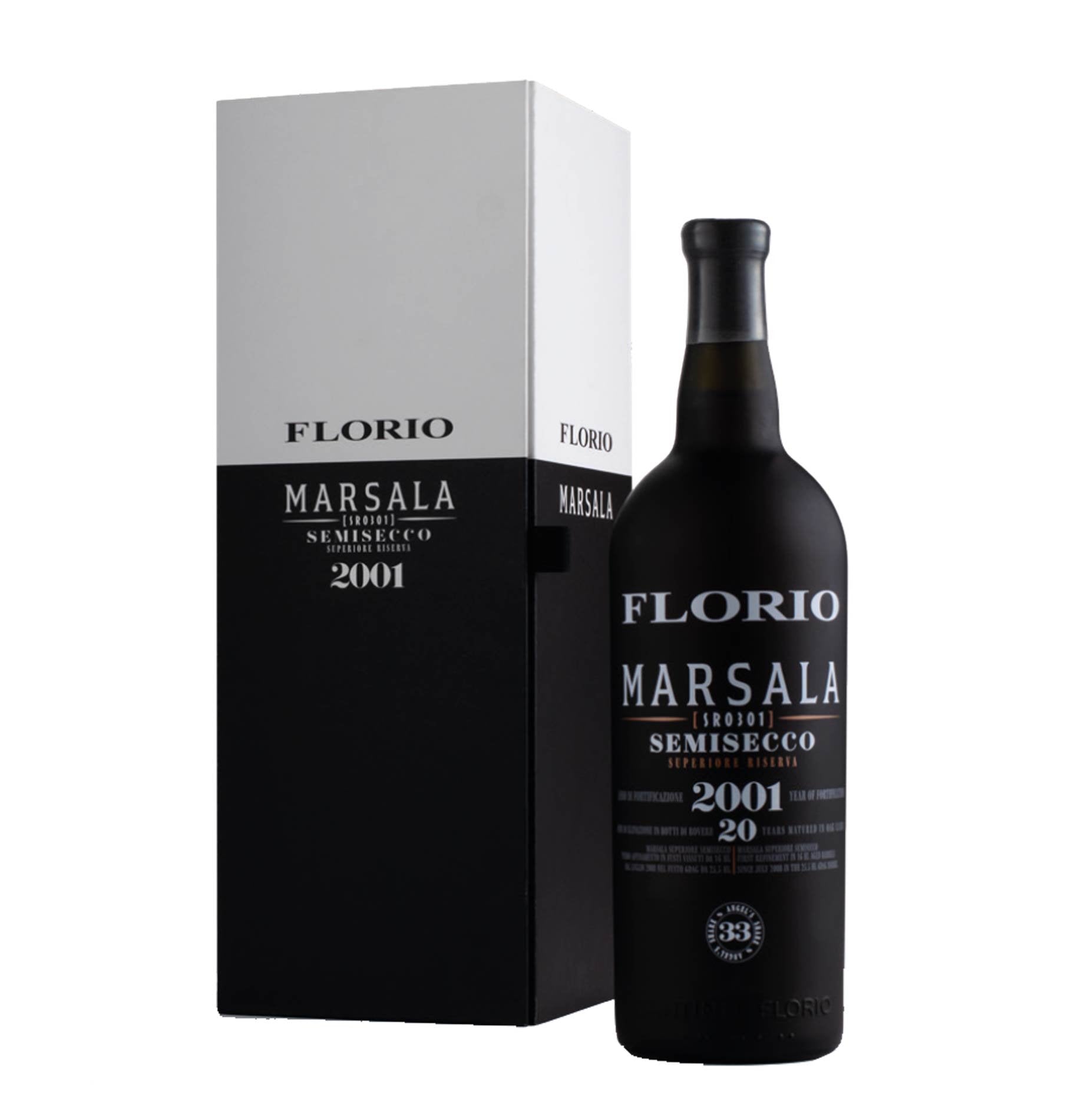 Marsala Superiore Riserva Semisecco DOC 2001 - Florio (astuccio)