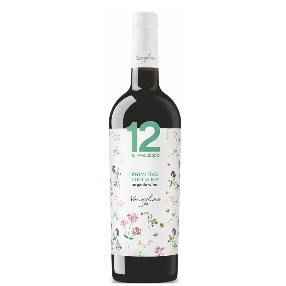 Primitivo Puglia IGP 12 e Mezzo Bio