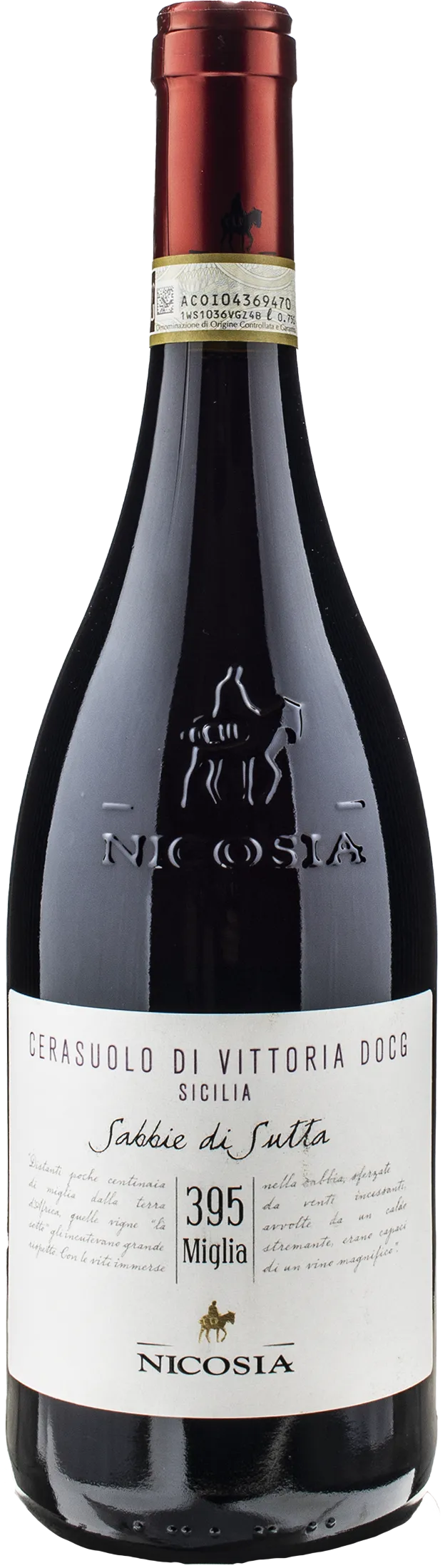 Cerasuolo di Vittoria Sabbie di Sutta 395 miglia