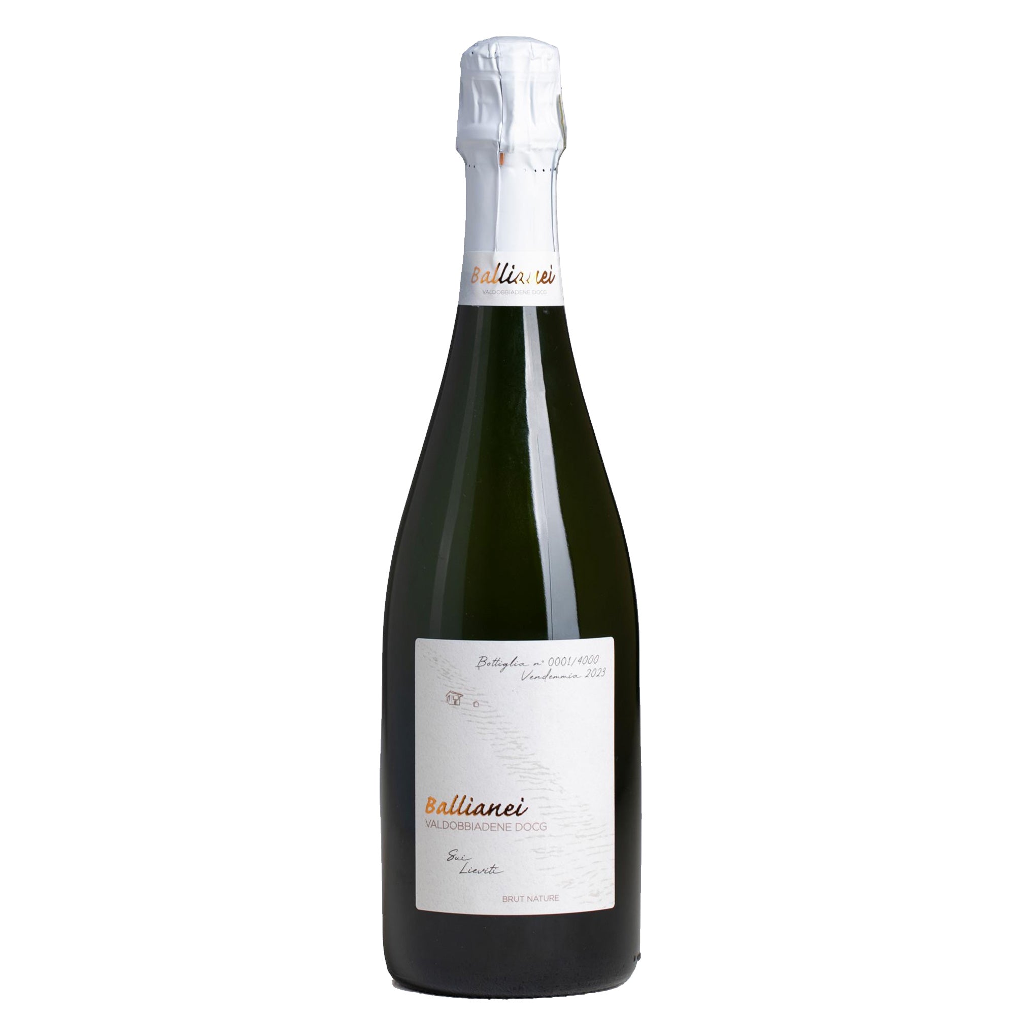 Valdobbiadene Prosecco Brut Nature sui lieviti DOCG