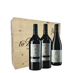 Cassetta con Barbera Suculé, Baccanera e Barolo