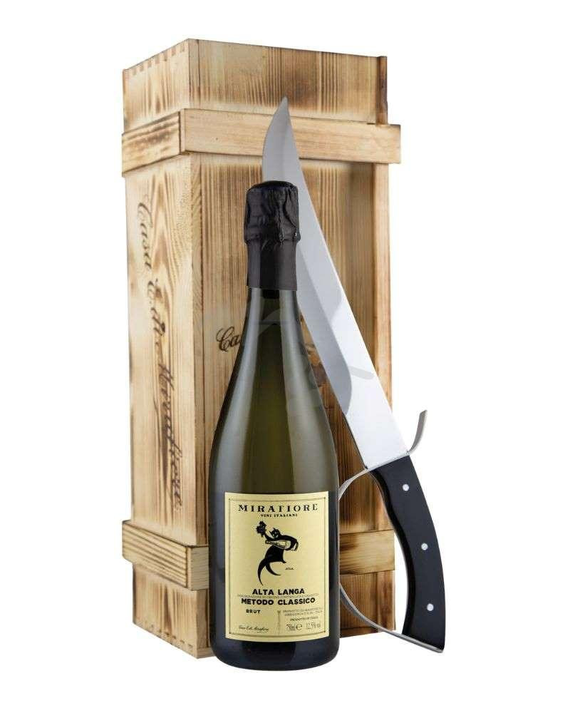 Diavoletto Brut Blanc de Noirs Alta Langa DOCG Mirafiore Gift Box